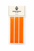 SSS Trad Co. Arrow Wraps – Blaze Orange (Half Dozen)